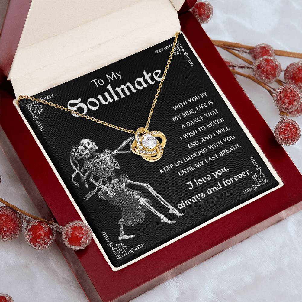 Soulmate-Keep On Dancing- Love Knot Necklace