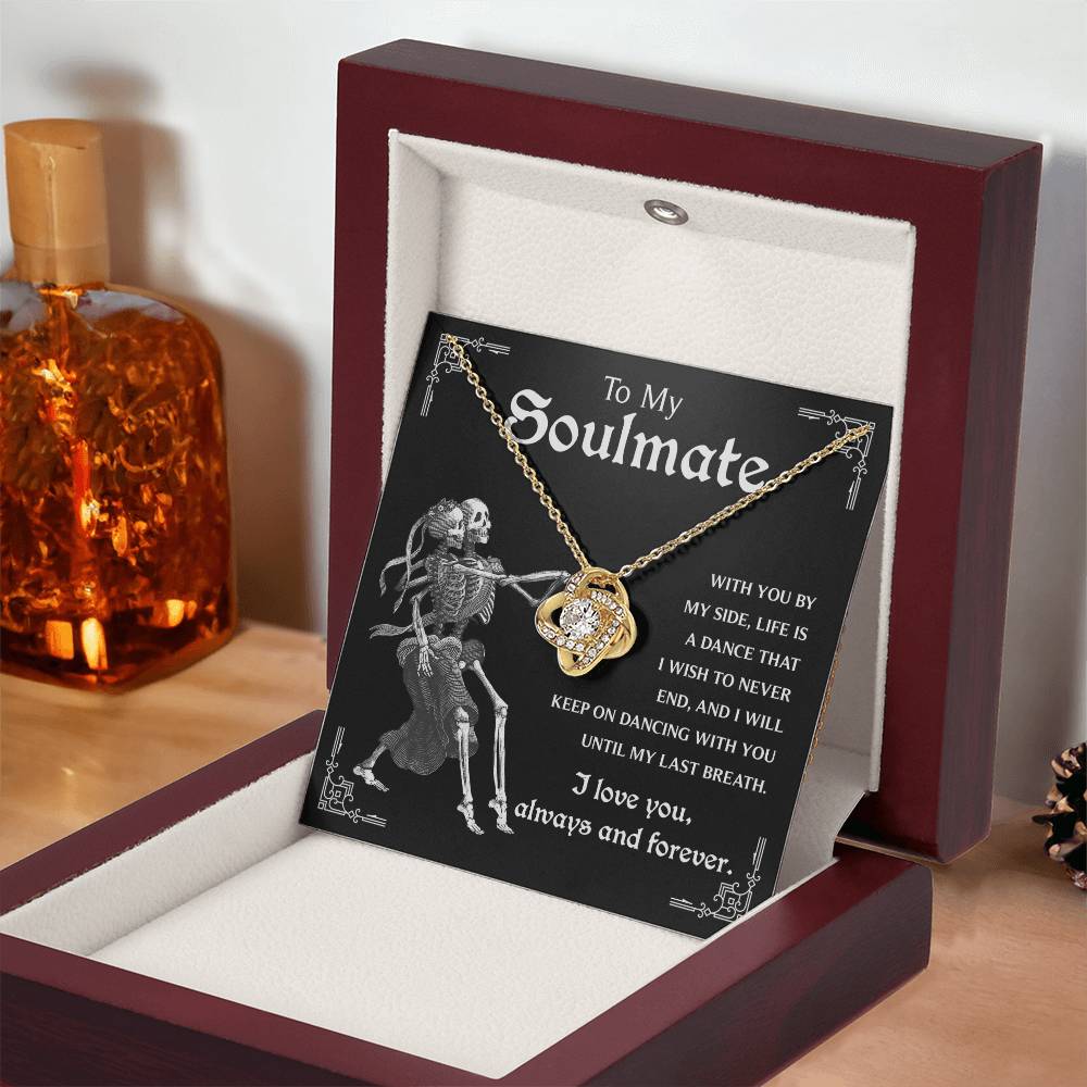 Soulmate-Keep On Dancing- Love Knot Necklace