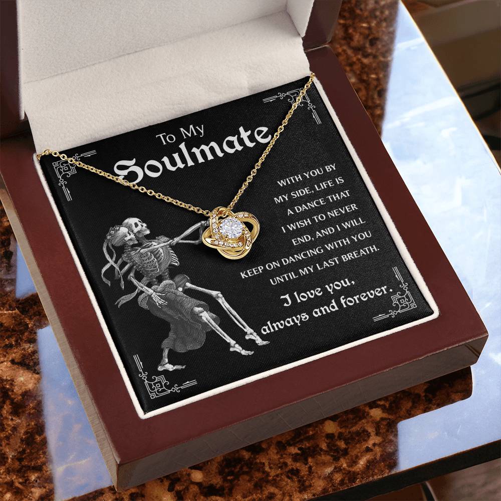 Soulmate-Keep On Dancing- Love Knot Necklace