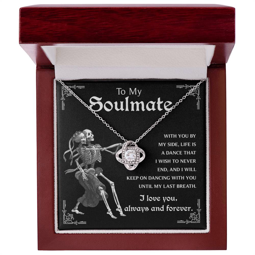 Soulmate-Keep On Dancing- Love Knot Necklace