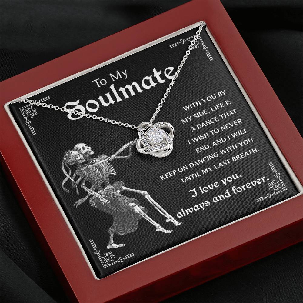 Soulmate-Keep On Dancing- Love Knot Necklace