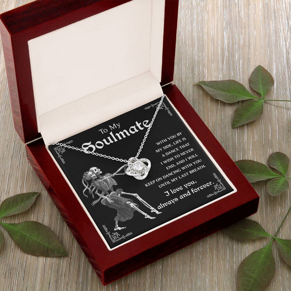 Soulmate-Keep On Dancing- Love Knot Necklace