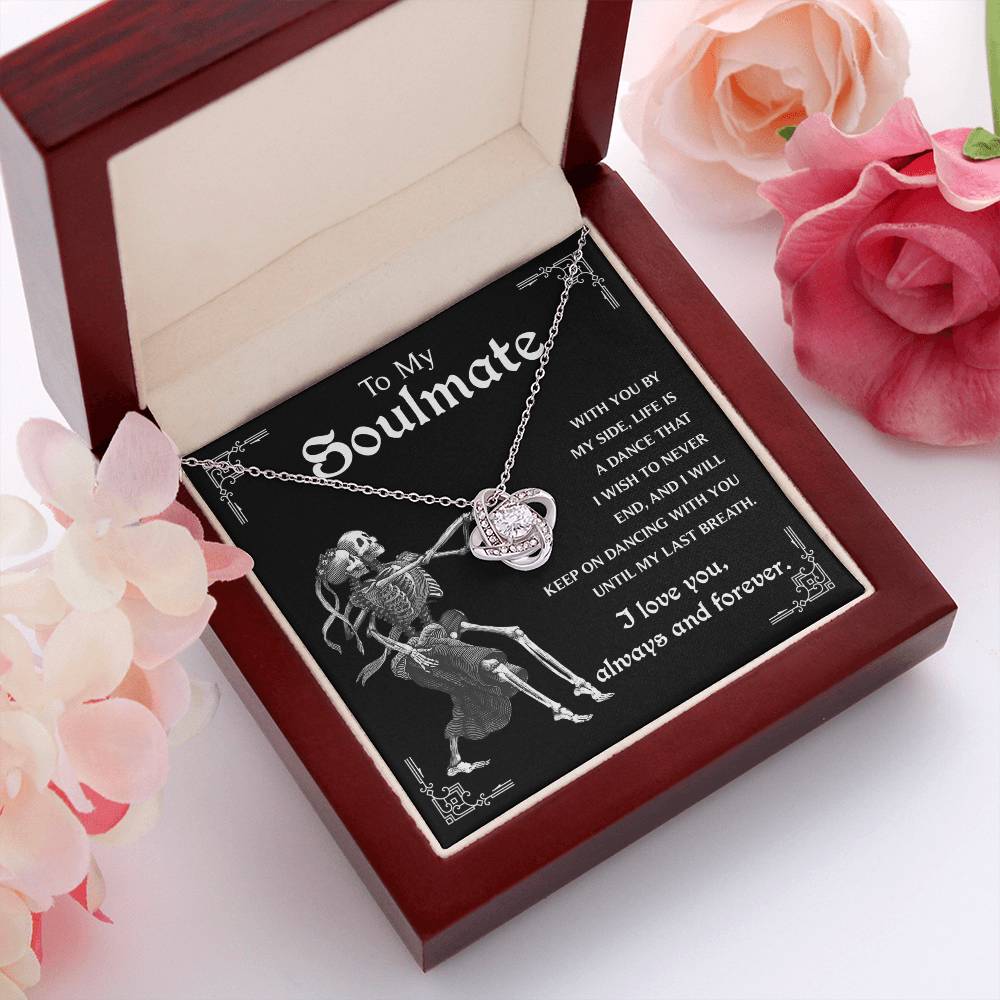 Soulmate-Keep On Dancing- Love Knot Necklace