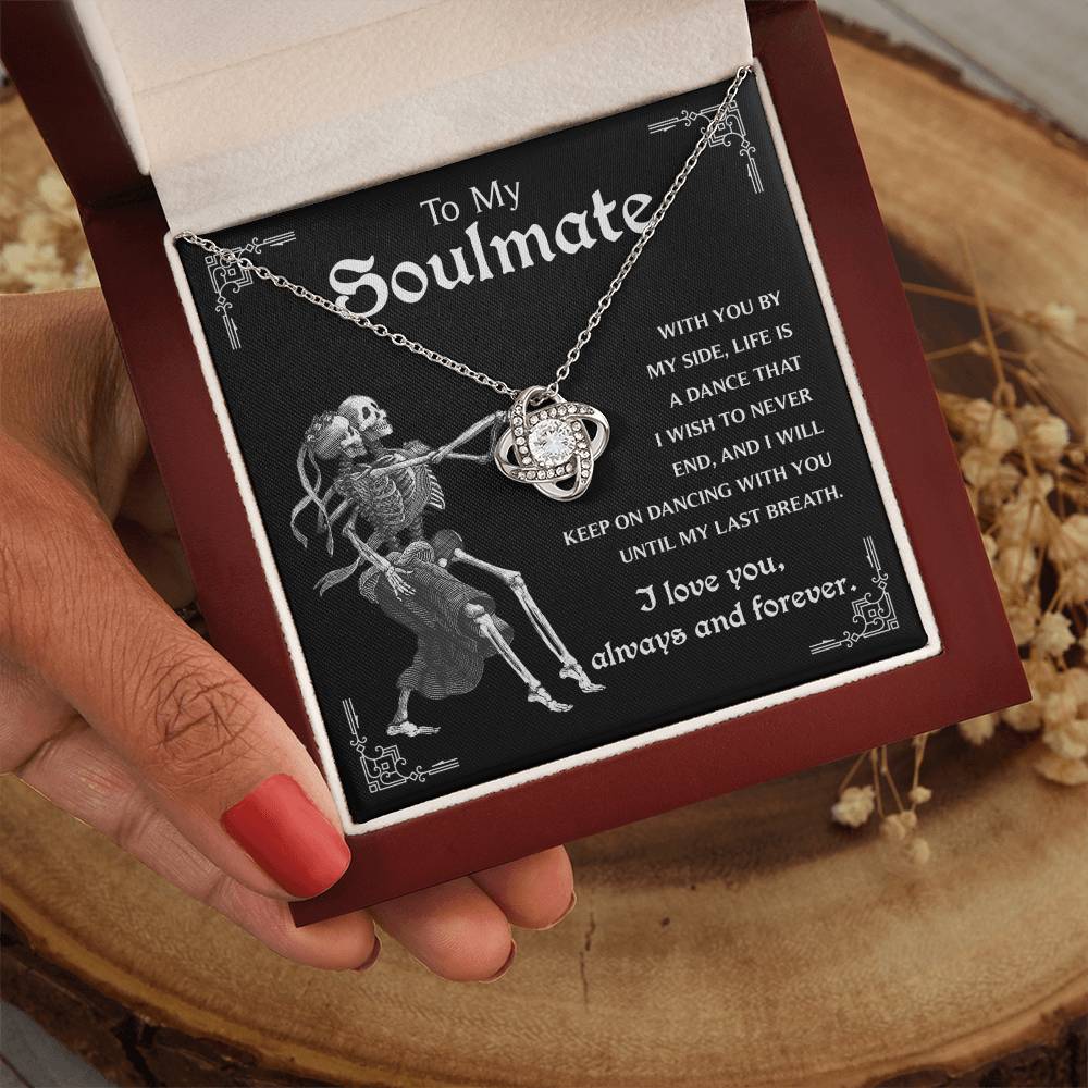 Soulmate-Keep On Dancing- Love Knot Necklace