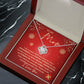 Mom - Strong Woman- Love knot Necklace
