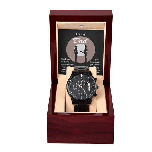 Dad-The Greatest Gifts-Metal Chronograph Watch