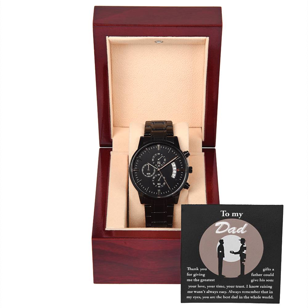 Dad-The Greatest Gifts-Metal Chronograph Watch