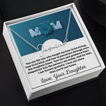 Signature Style Name Necklace! Best Gift For Mom, Excellent Gift For Mom