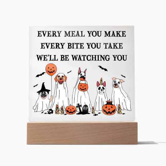 Halloween-Watching You Acrylic Plaque