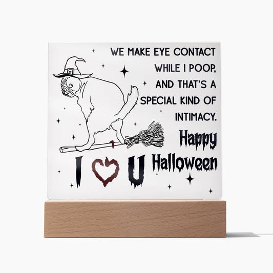 Halloween-Eye Contact-Acrylic Plaque