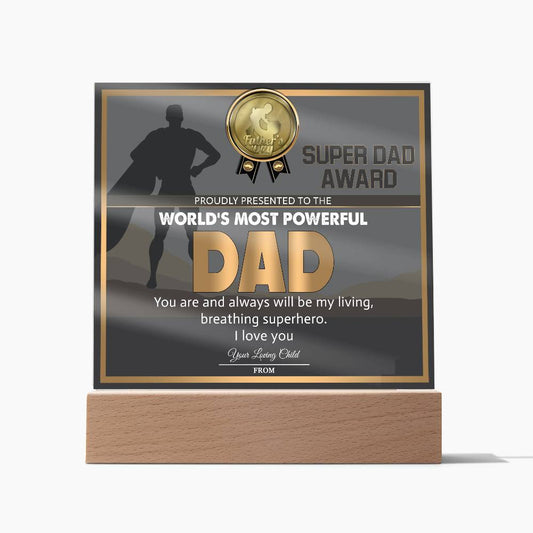 Dad-Super Dad Award-Acrylic