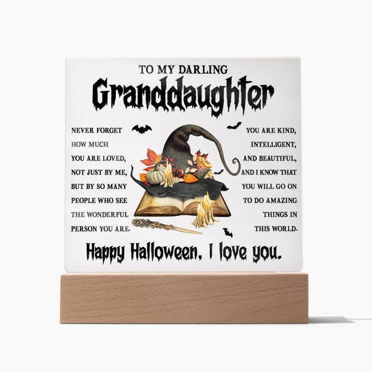 Granddaughter-Wonderful Person Acrylic Plaque