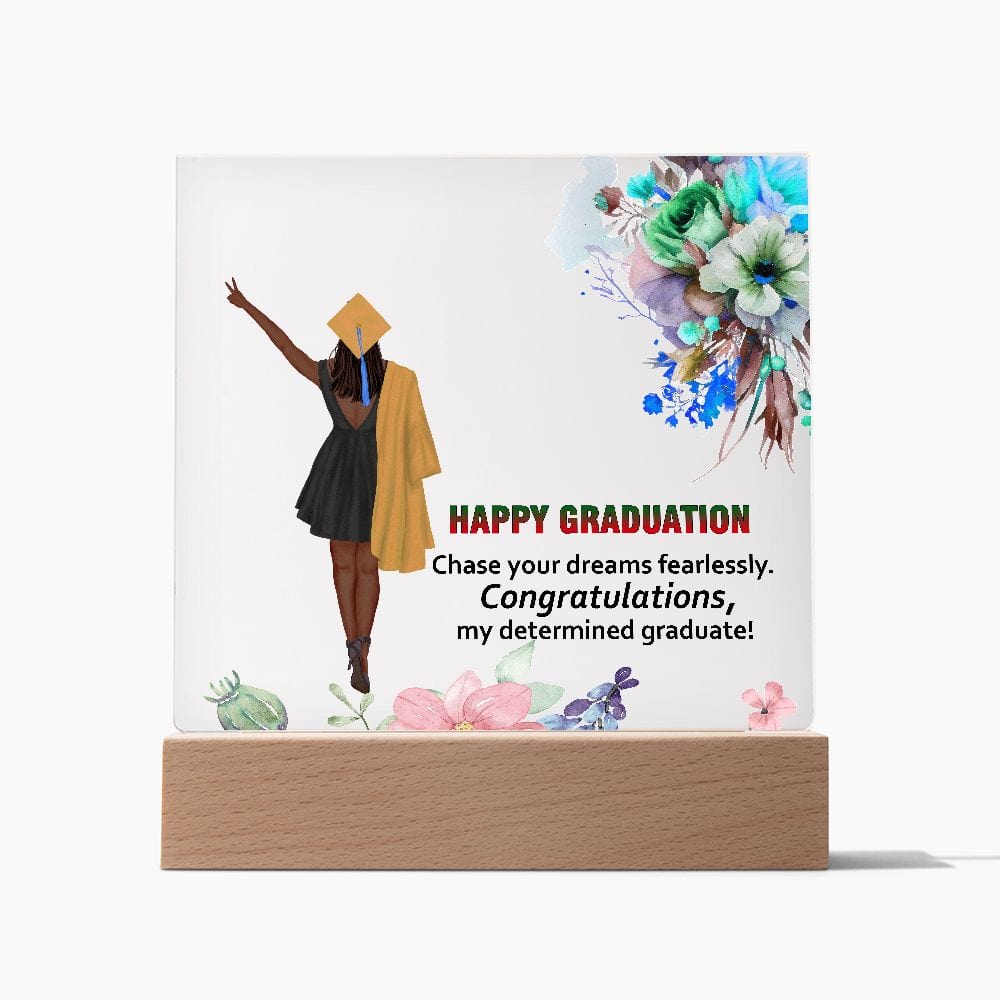 Happy Graduation, Square Acrylic Plaque Beautiful Graduation Gift