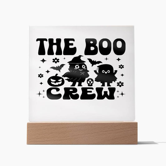 The Boo Crew Wonderful Gift, Square Acrylic Plaque