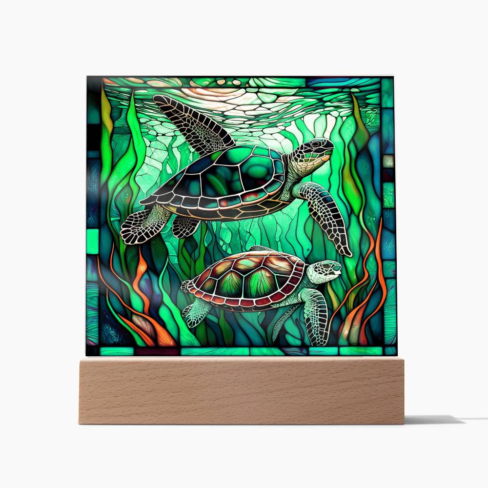 Stainedglass Turtle- Acrylic