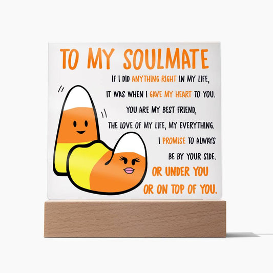 Soulmate-By Your Side-Acrylic Plaque