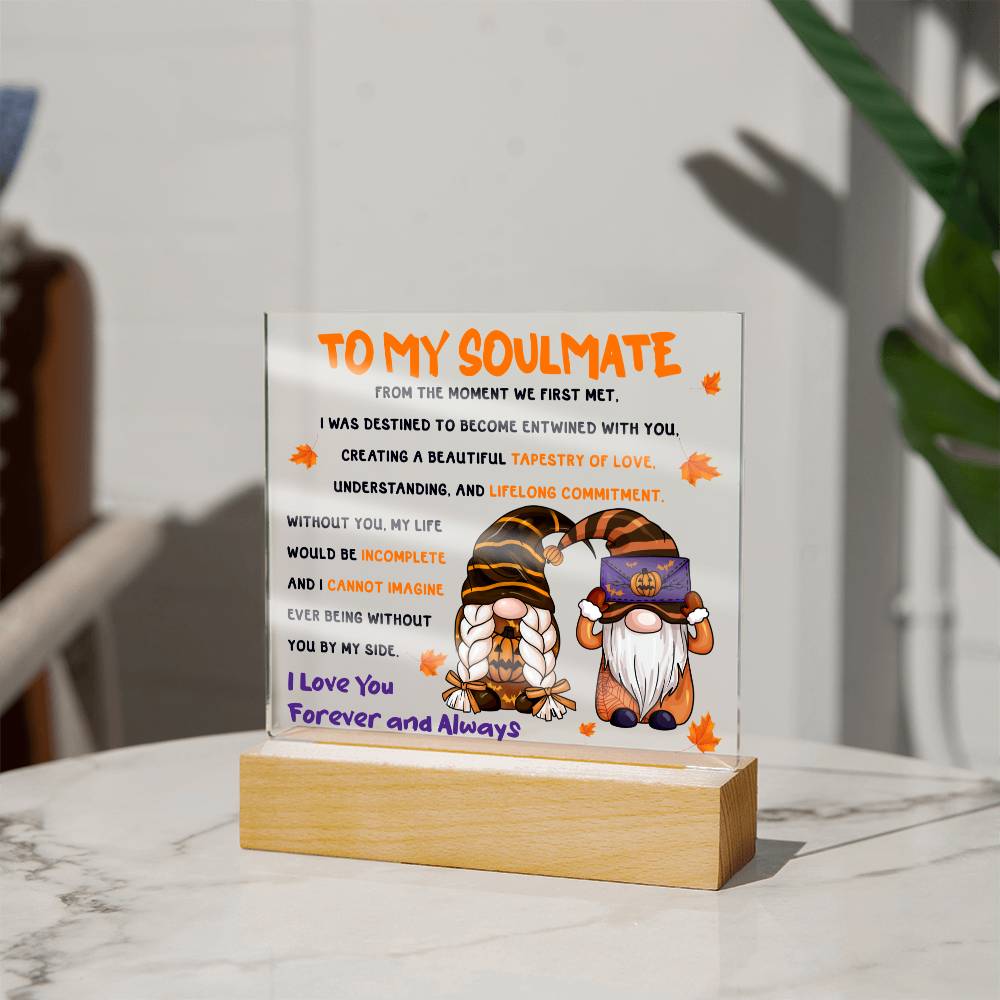 Soulmate-First Met-Acrylic Plaque