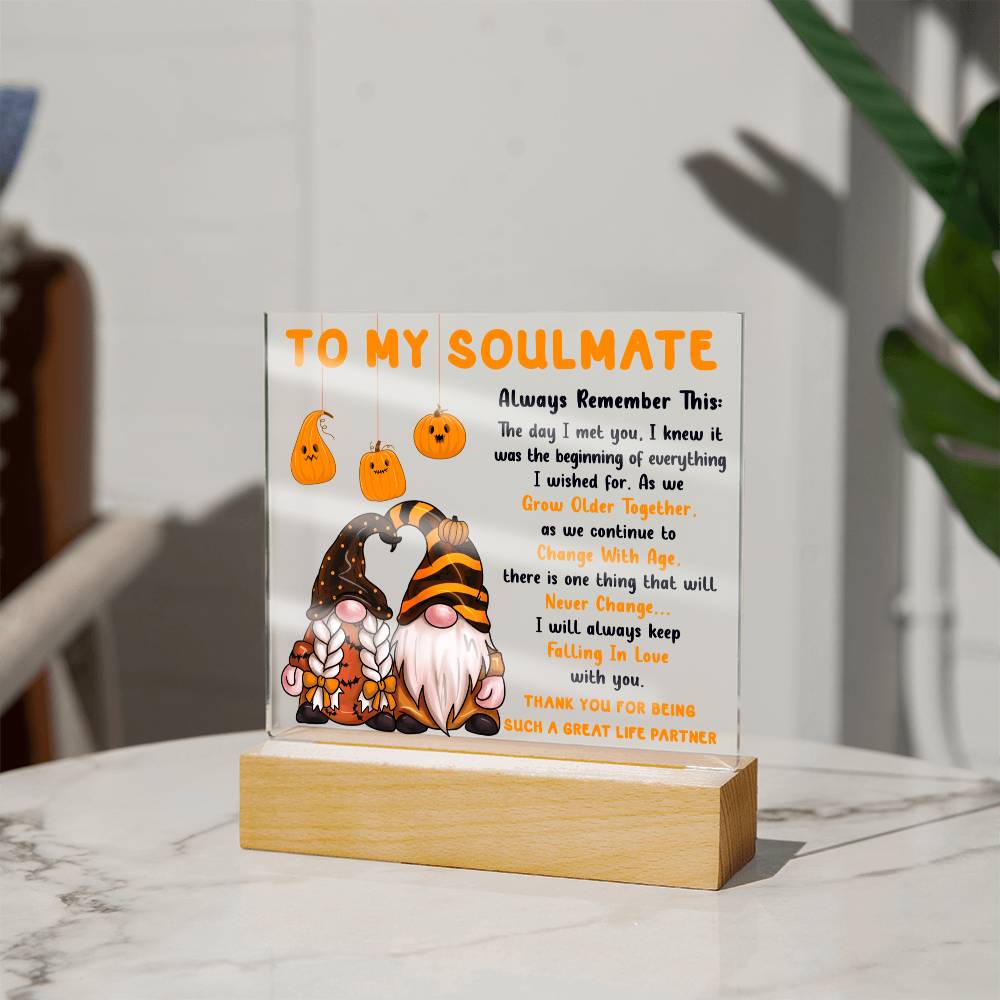 Soulmate-Grow Older Together-Acrylic Plaque