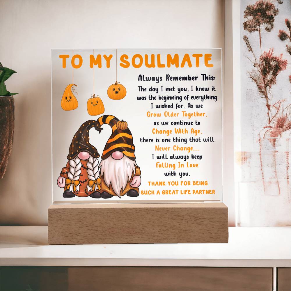 Soulmate-Grow Older Together-Acrylic Plaque