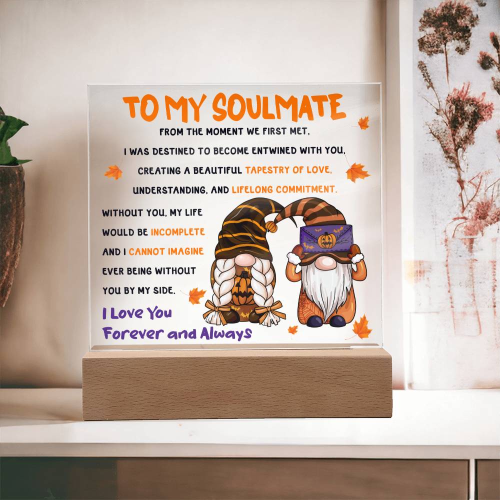 Soulmate-First Met-Acrylic Plaque