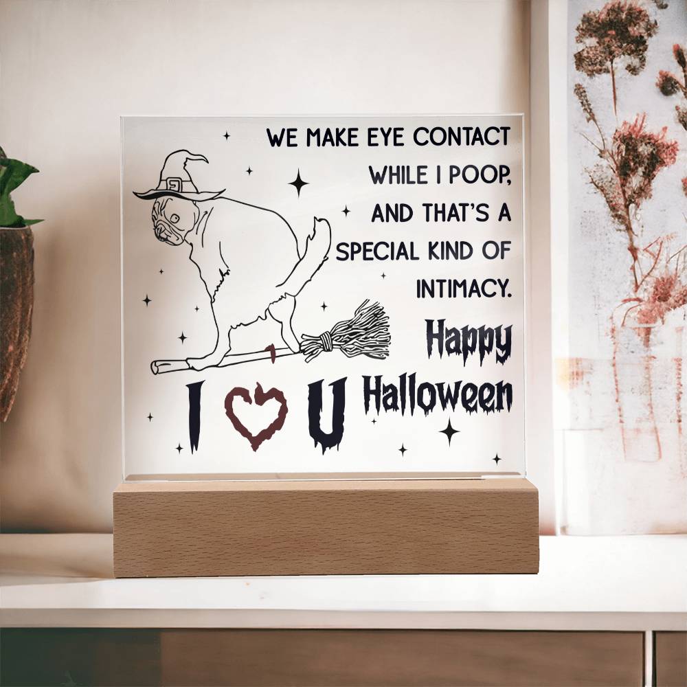 Halloween-Eye Contact-Acrylic Plaque