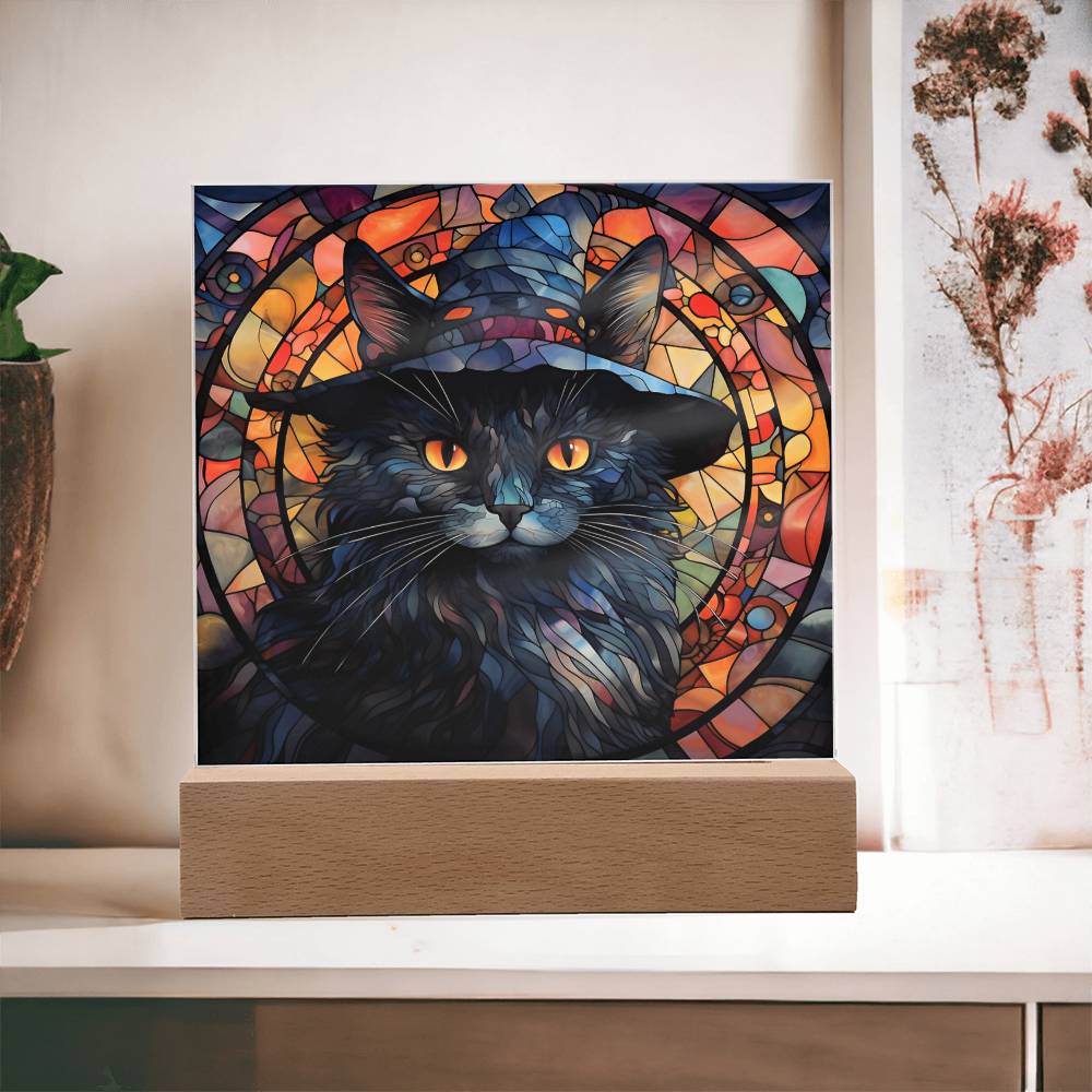 Halloween  Black Cat-Acrylic