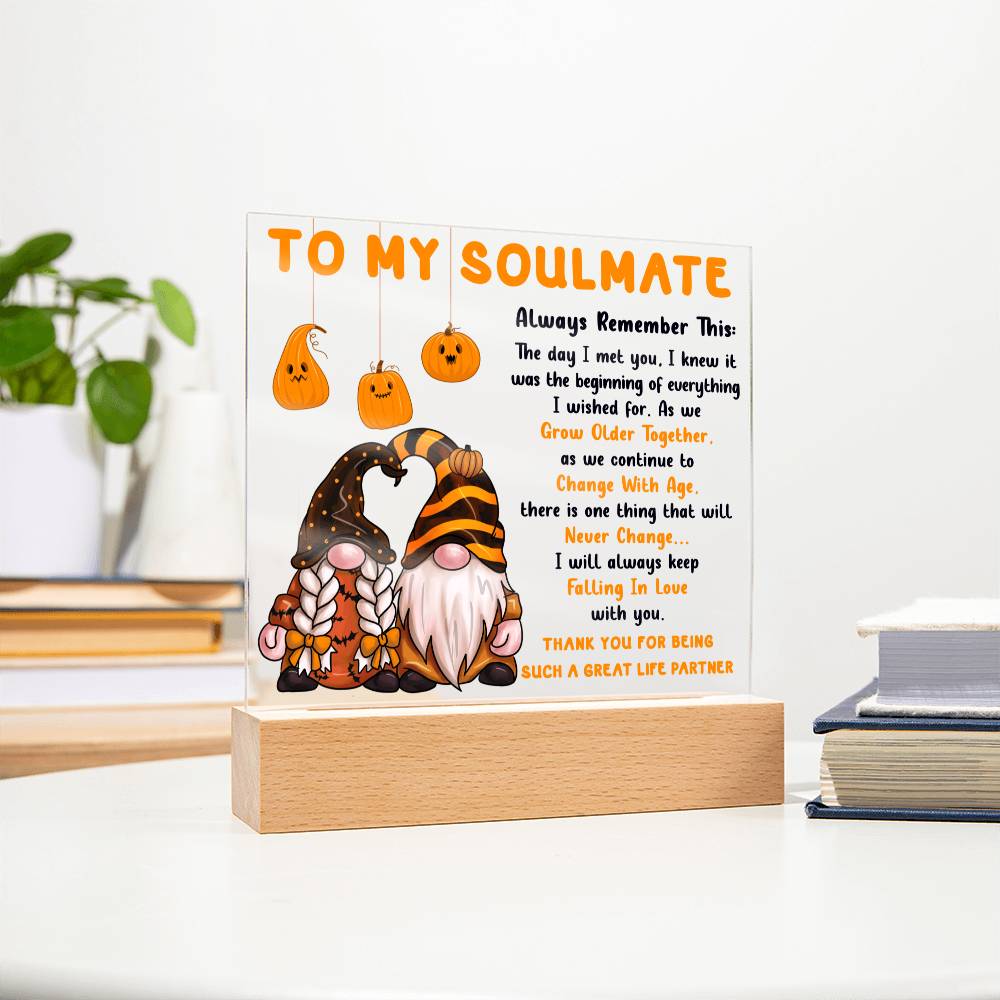 Soulmate-Grow Older Together-Acrylic Plaque