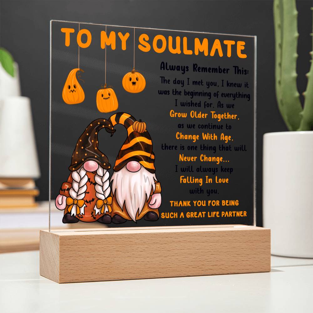 Soulmate-Grow Older Together-Acrylic Plaque