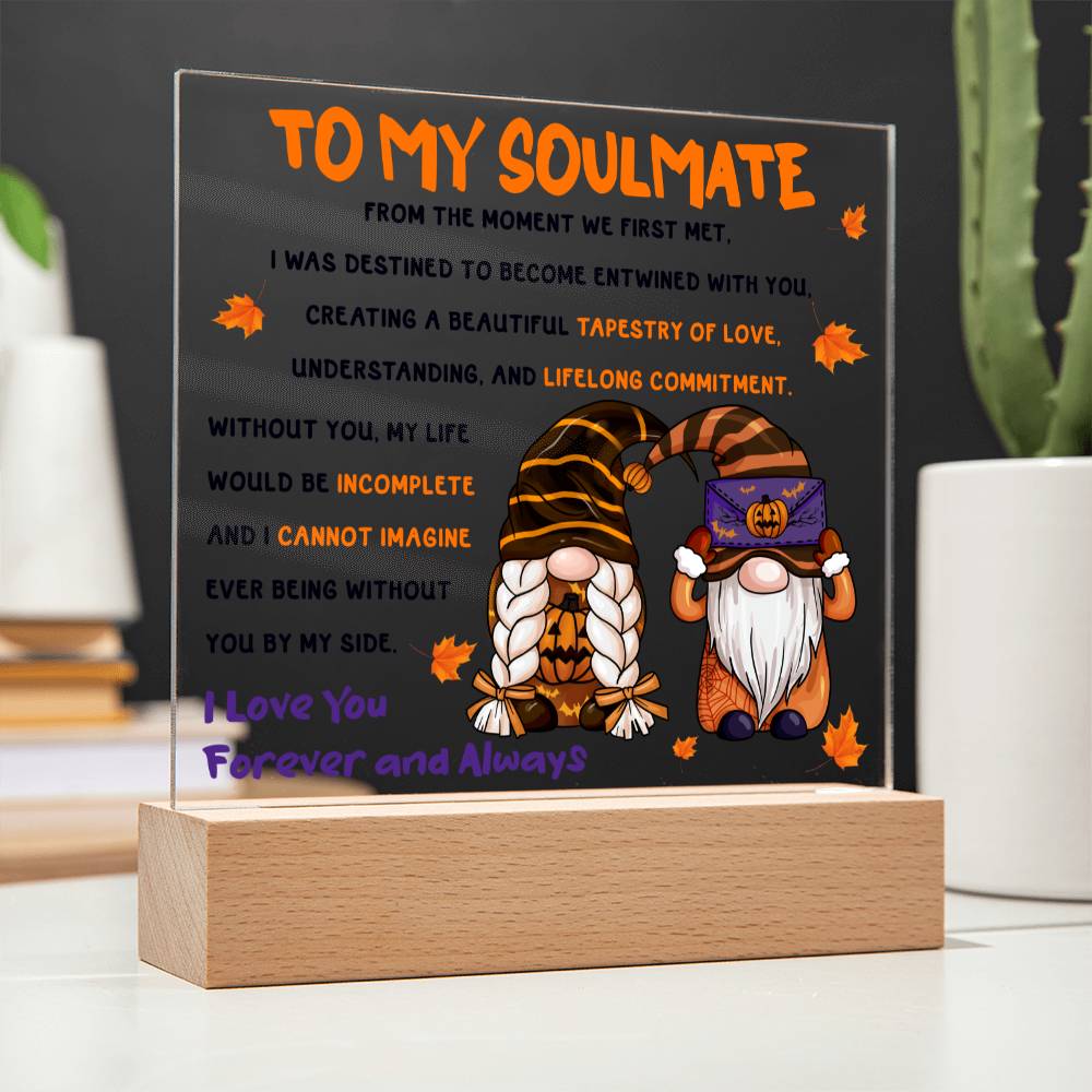 Soulmate-First Met-Acrylic Plaque