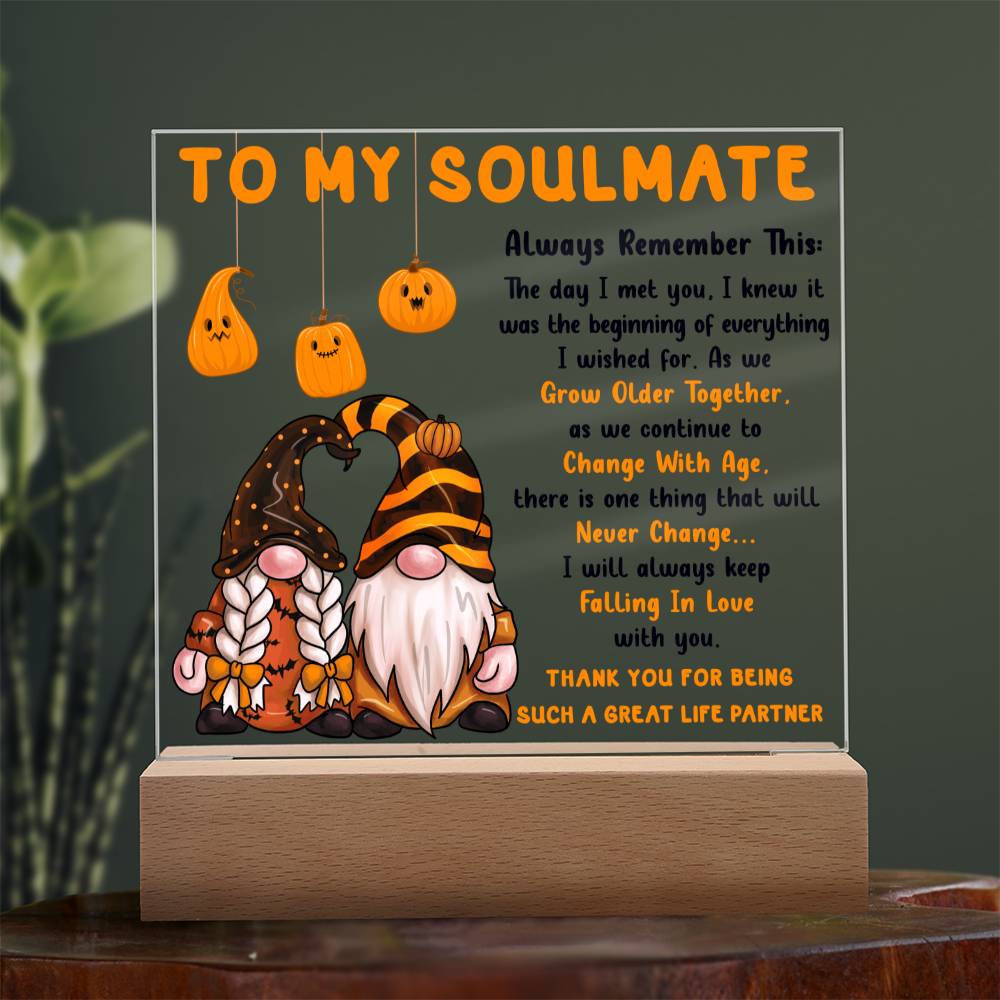 Soulmate-Grow Older Together-Acrylic Plaque