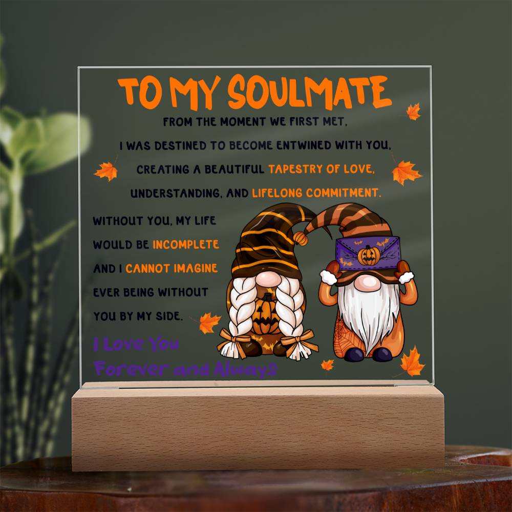 Soulmate-First Met-Acrylic Plaque