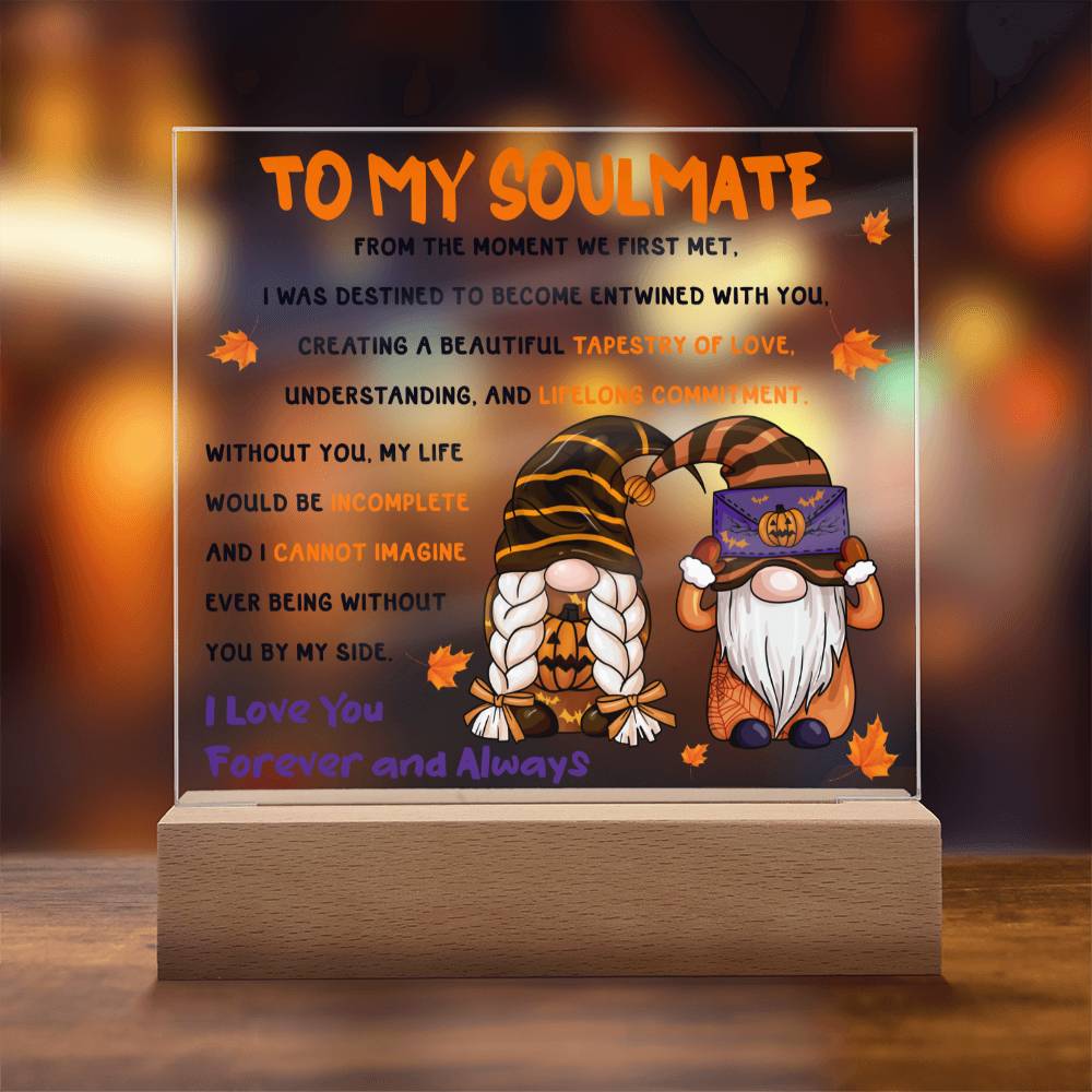 Soulmate-First Met-Acrylic Plaque