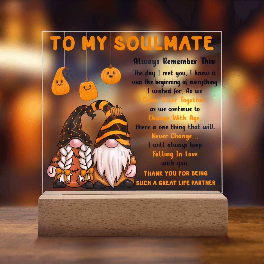 Soulmate-Grow Older Together-Acrylic Plaque