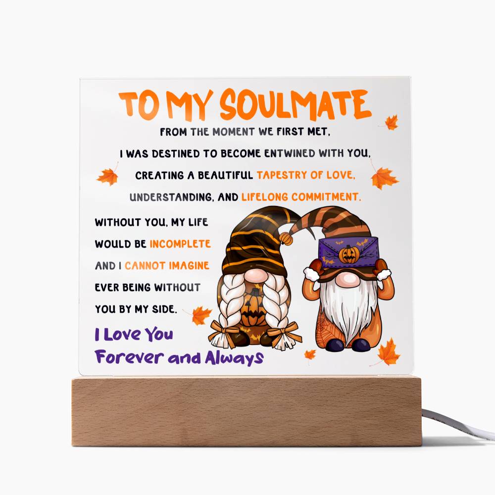 Soulmate-First Met-Acrylic Plaque