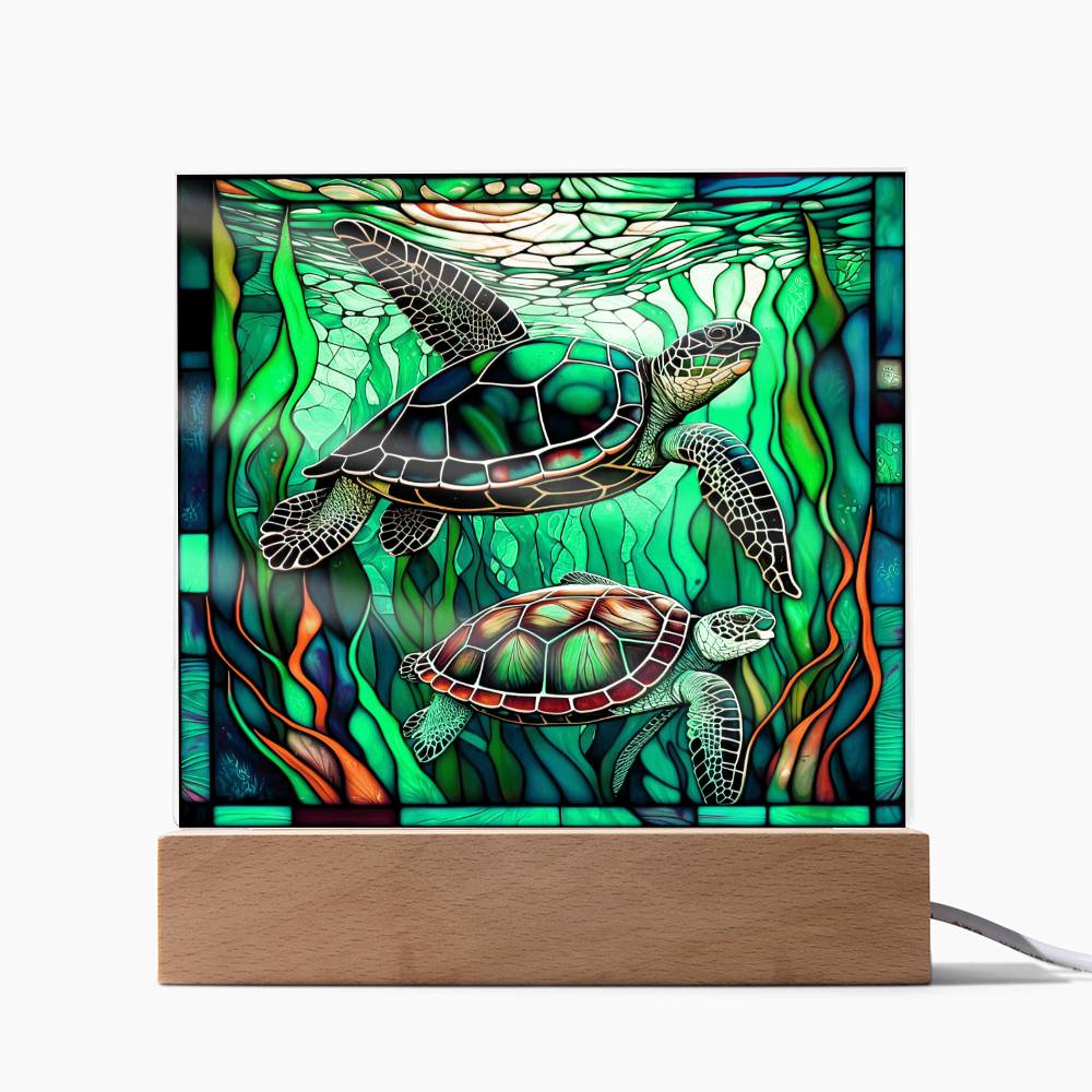 Stainedglass Turtle- Acrylic