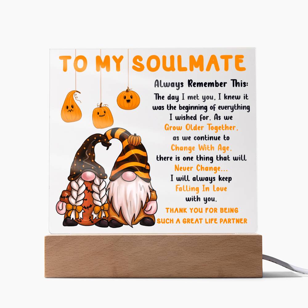 Soulmate-Grow Older Together-Acrylic Plaque