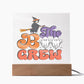 The Boo Crew Best Gift for Halloween, Square Acrylic Plaque!