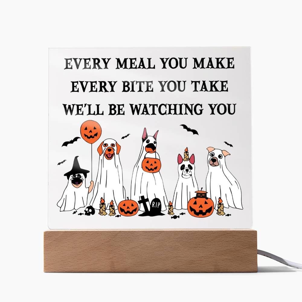 Halloween-Watching You Acrylic Plaque