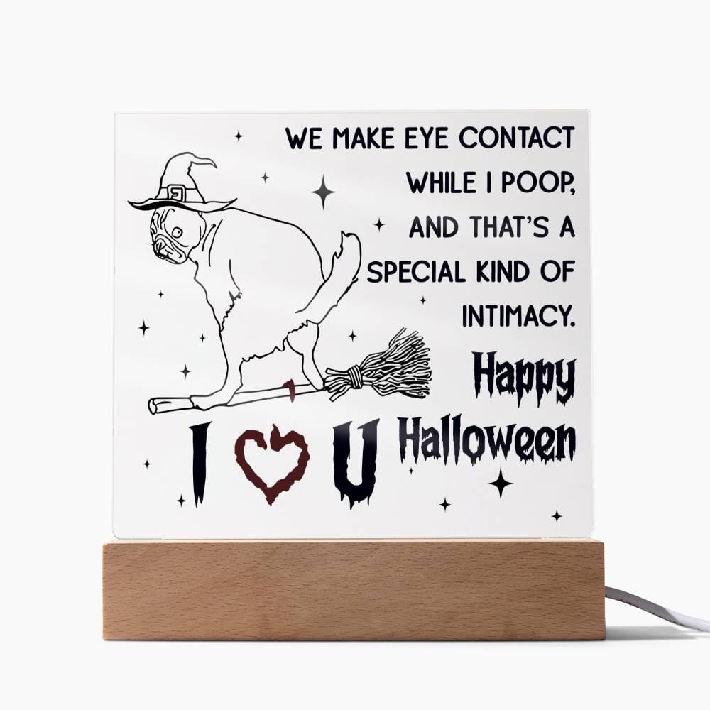 Halloween-Eye Contact-Acrylic Plaque