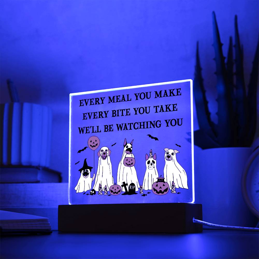 Halloween-Watching You Acrylic Plaque