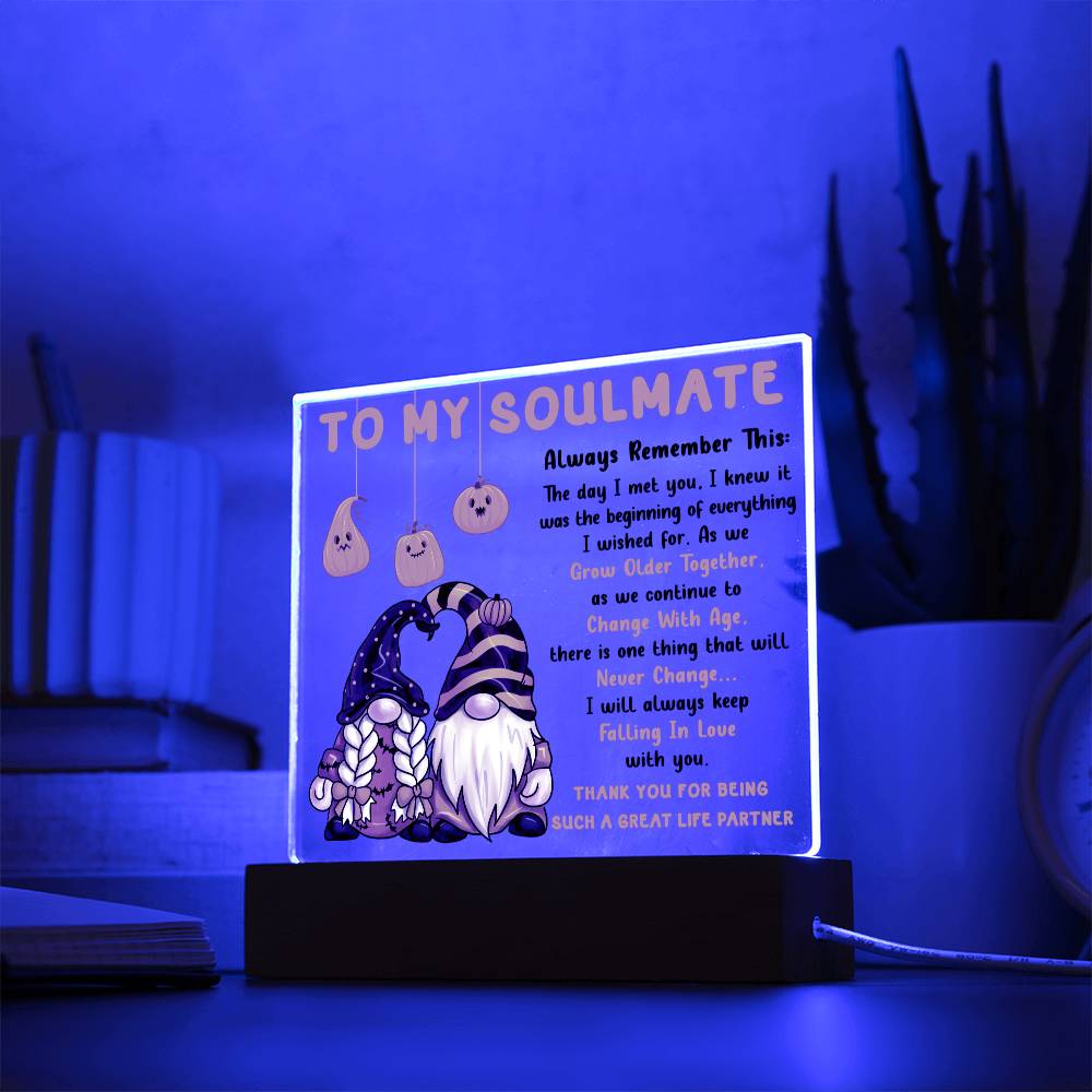 Soulmate-Grow Older Together-Acrylic Plaque