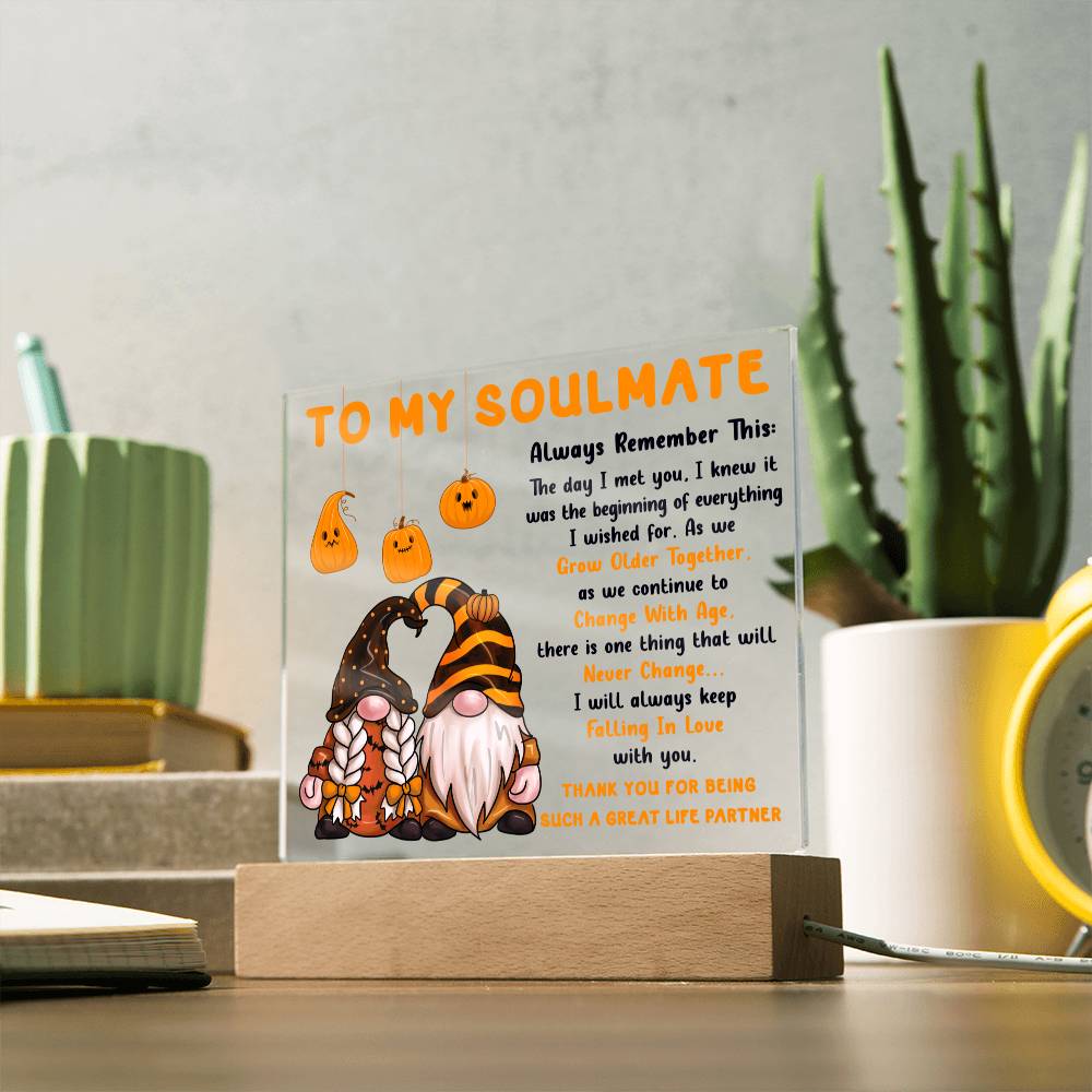 Soulmate-Grow Older Together-Acrylic Plaque