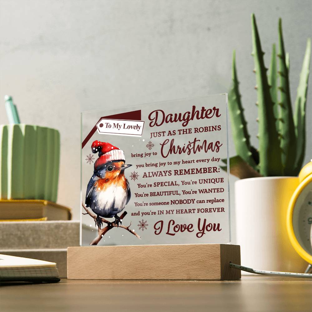 Daughter- Robins Bring Joy-Acrylic
