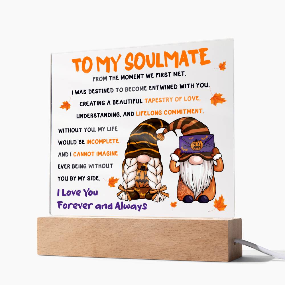 Soulmate-First Met-Acrylic Plaque