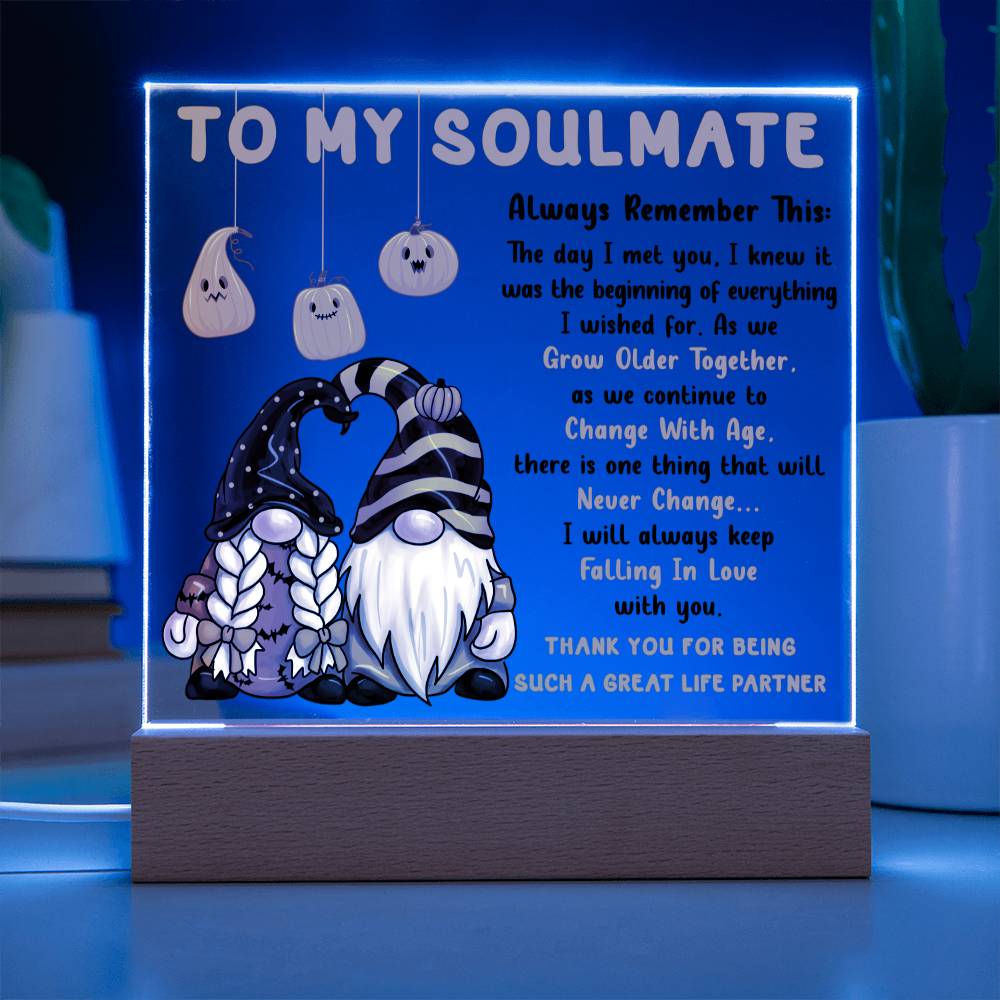 Soulmate-Grow Older Together-Acrylic Plaque