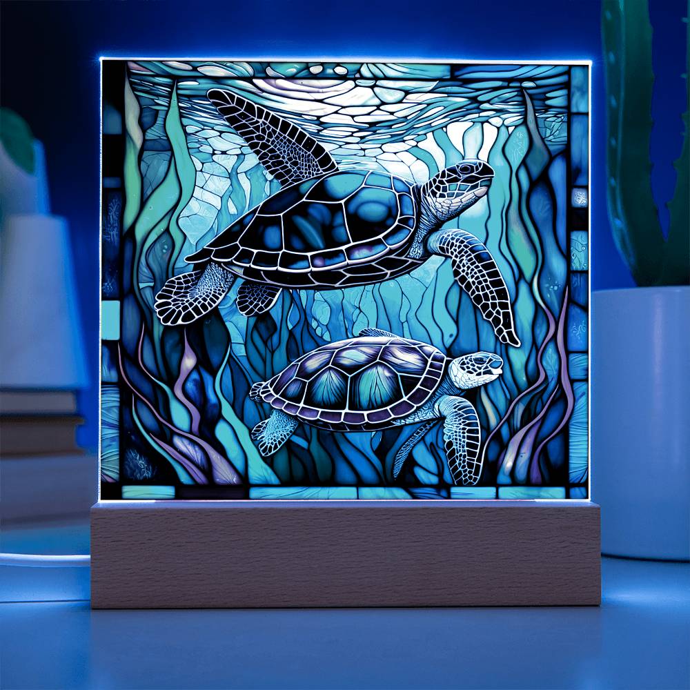 Stainedglass Turtle- Acrylic