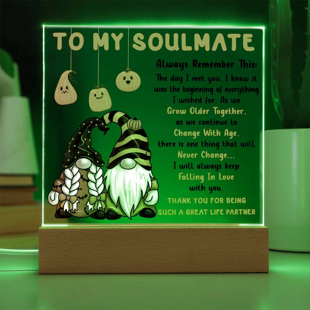 Soulmate-Grow Older Together-Acrylic Plaque