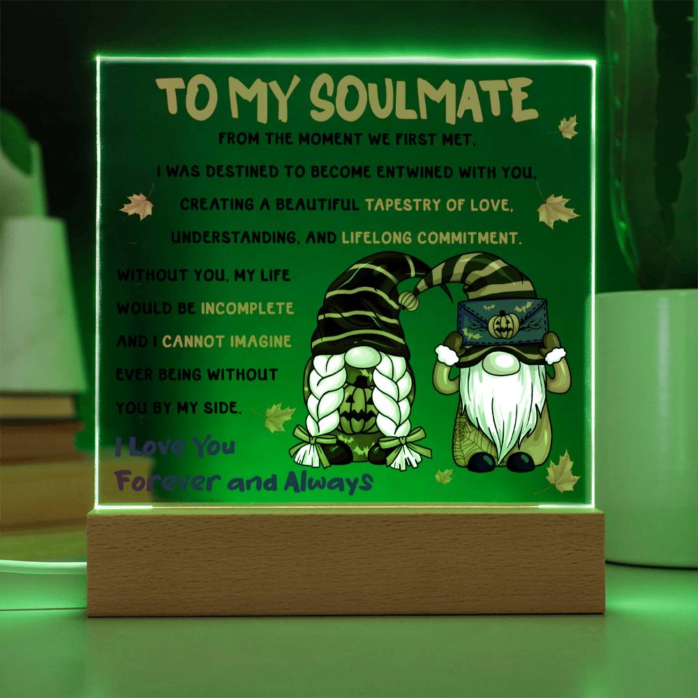 Soulmate-First Met-Acrylic Plaque