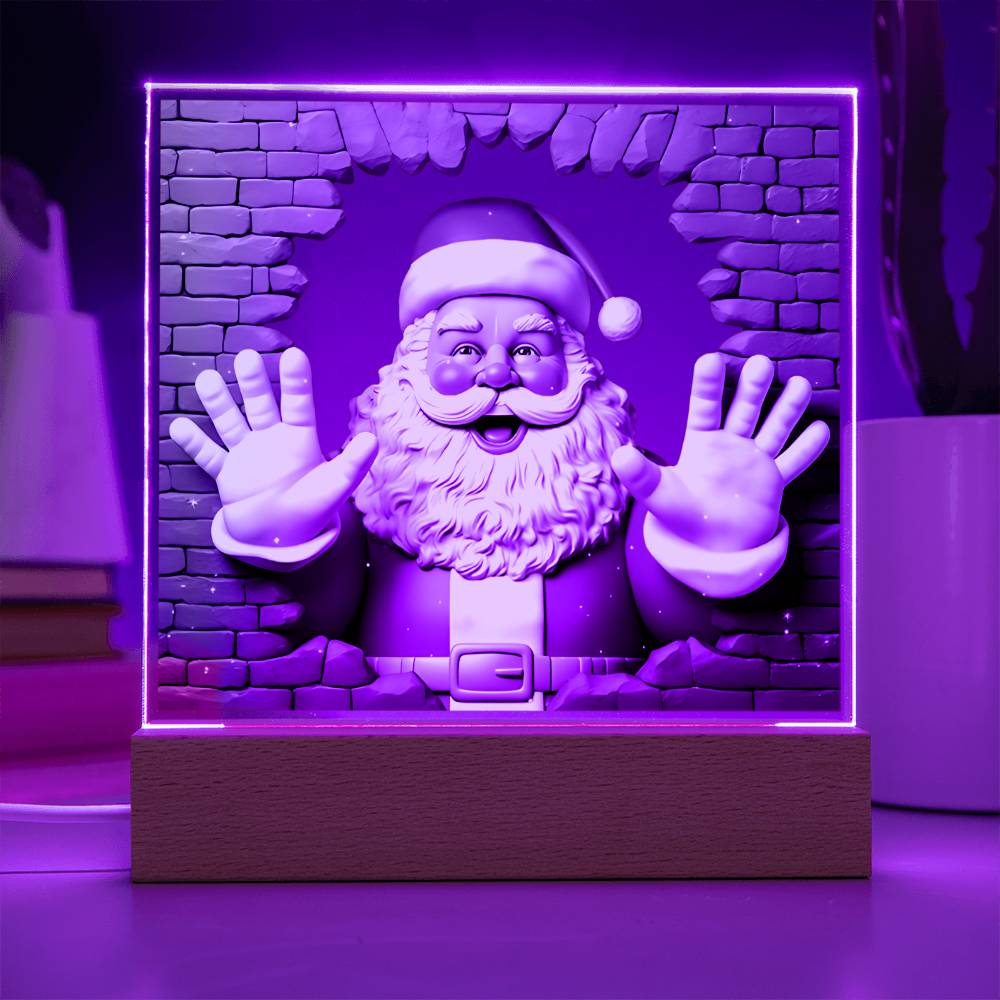 Christmas Santa Claus 3D- Acrylic