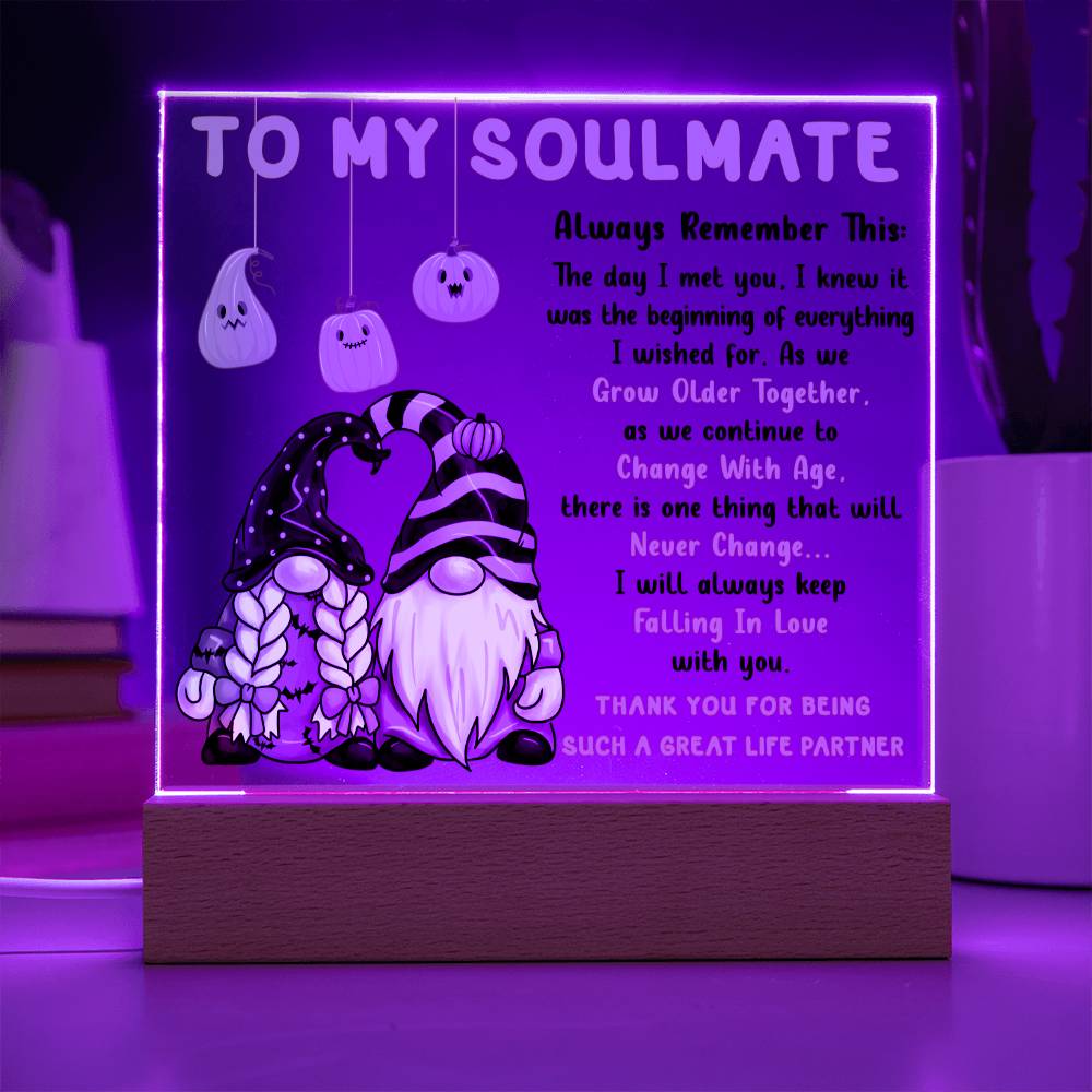 Soulmate-Grow Older Together-Acrylic Plaque